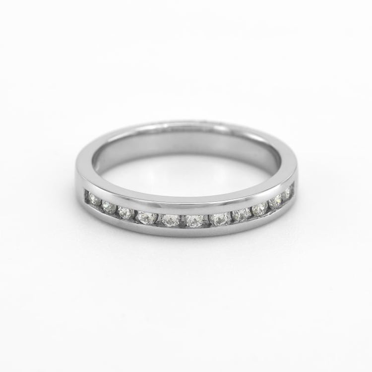 Platinový prsten plný diamantů 47801