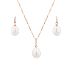 Zlatá perlová kolekce s diamanty Dudey