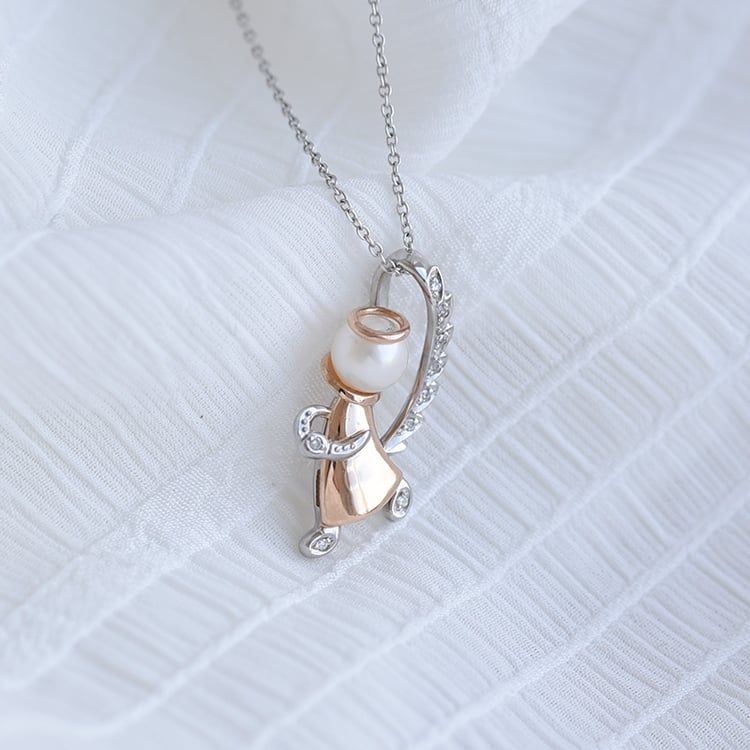 Diamantový přívěsek s andělem 64179