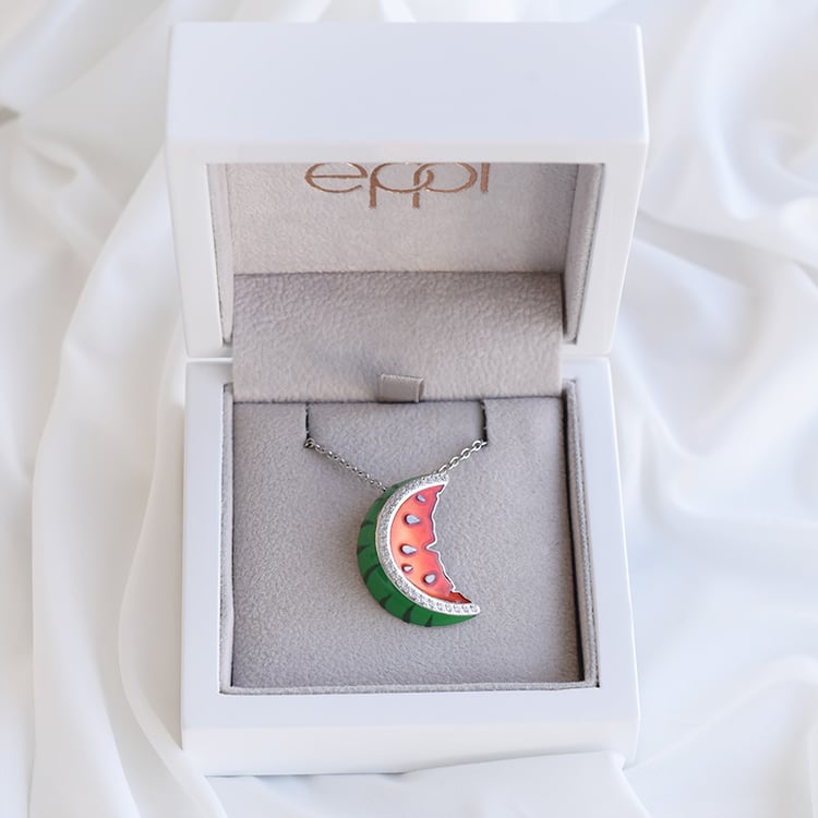 Stříbrný přívěsek meloun 91776