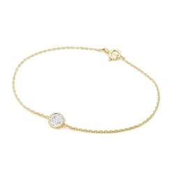 Náramek s ČGL certifikovaným diamantem Arleth