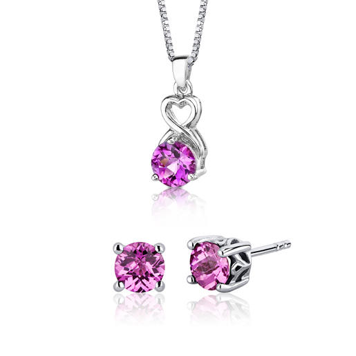 Kolekce ze stříbra s vytvořenými safíry