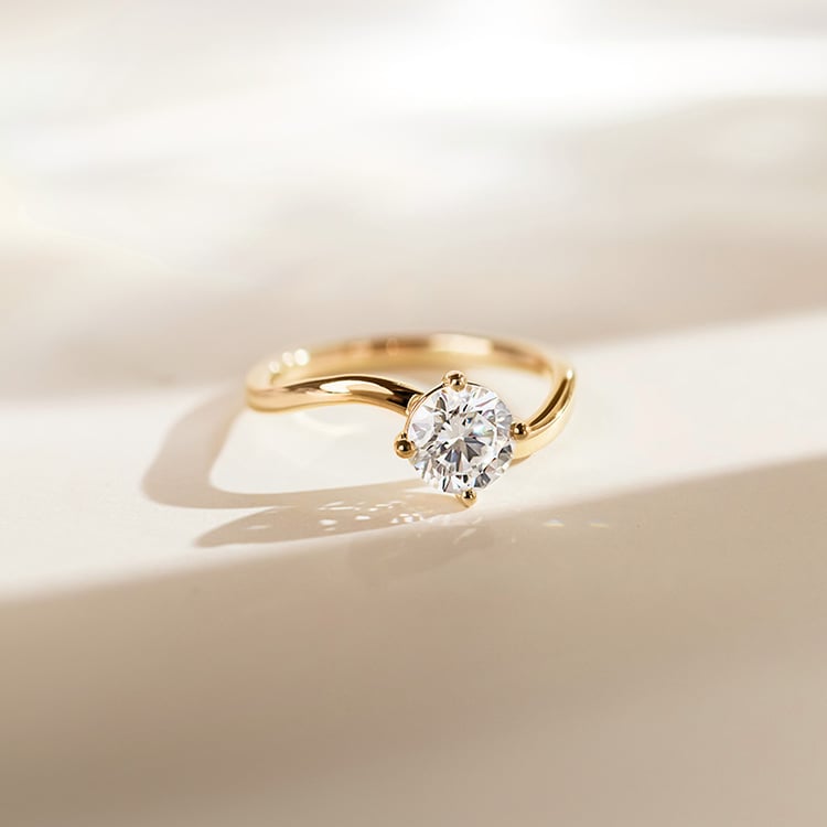 Zásnubní prsten s lab-grown diamantem 155125