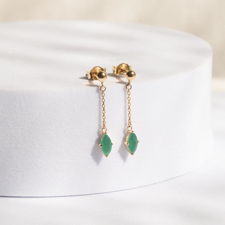 Zlatá kolekce šperků s brazilskými smaragdy Raíz 143063