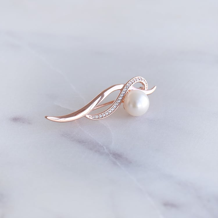 Brož s perlou 87975