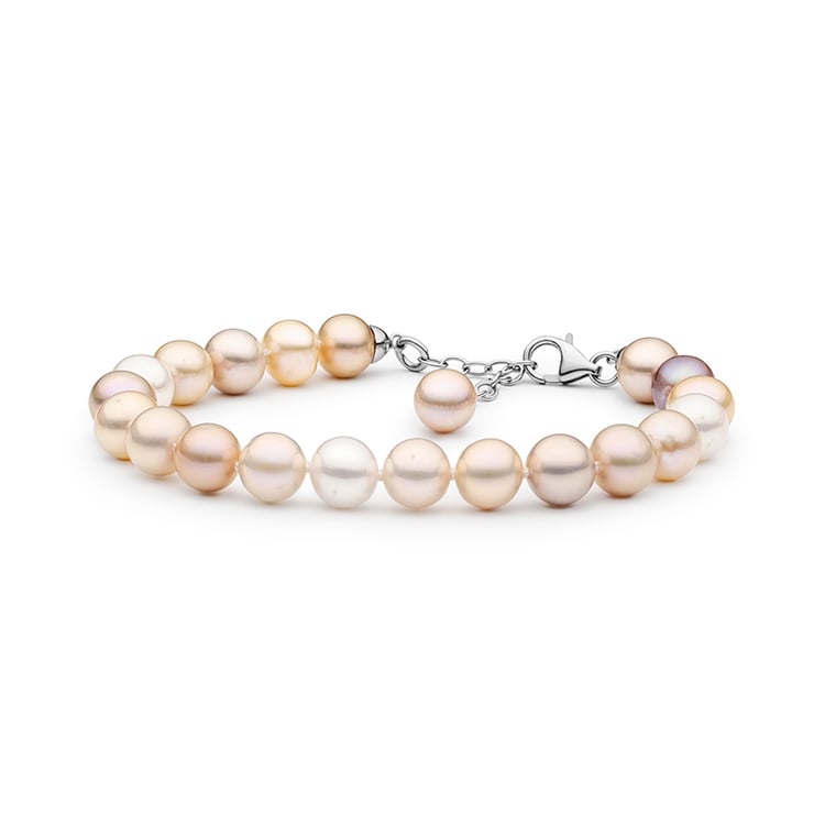 Náramek s barevnými perlami