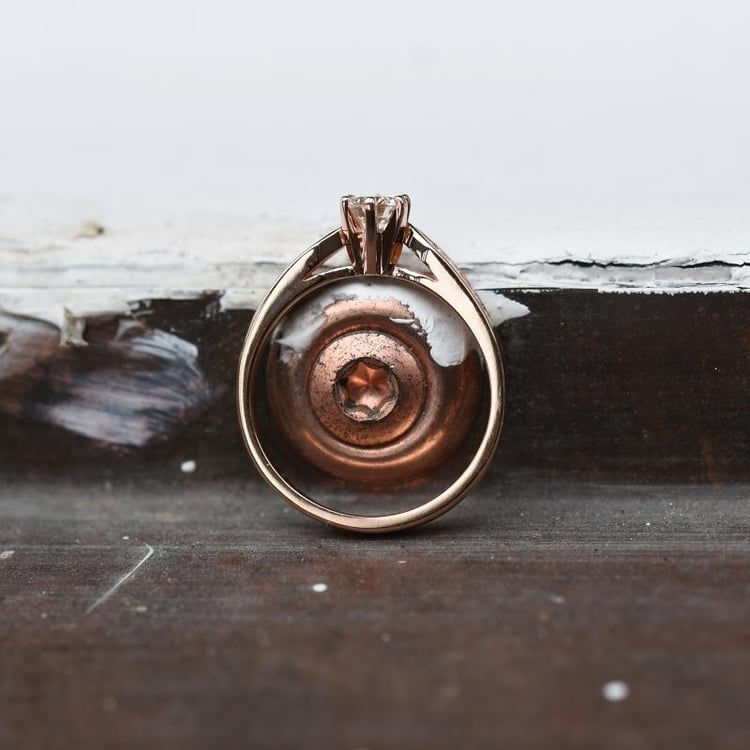 Zásnubní prsten s diamantem 65944