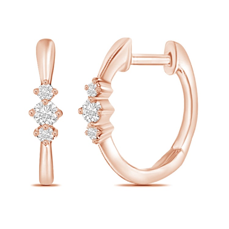 Kroužky s oslnivými diamanty 68139