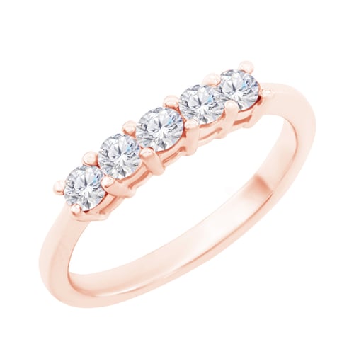 Elegantní prsten osazený lab-grown diamanty Aisha