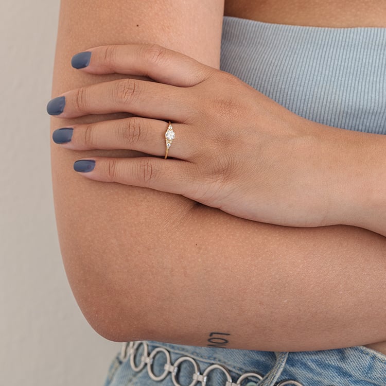 Zásnubní prsten s diamanty Diana 126253