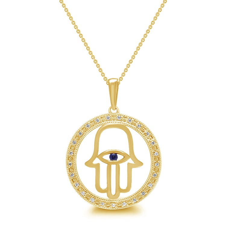 Náhrdelník se safírem