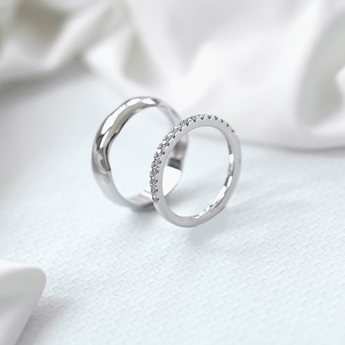 Zlatý eternity prsten s 1.50 mm lab-grown diamanty Otila