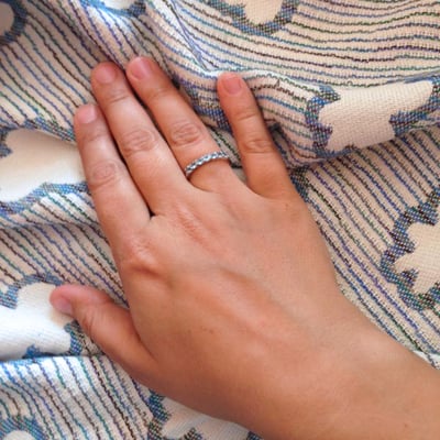 Zlatý eternity prsten