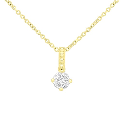 Romantický přívěsek s lab-grown diamantem Nancy