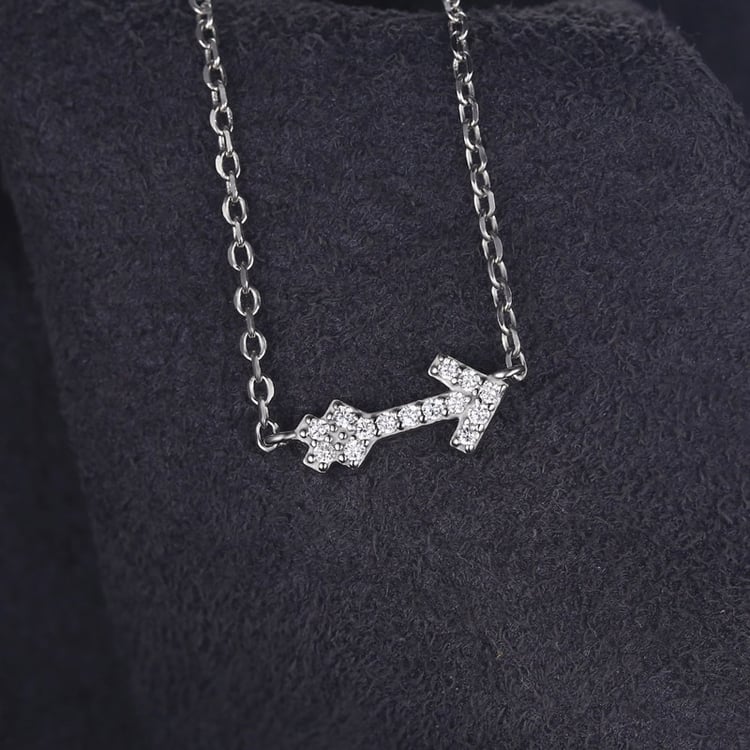 Náhrdelník s round zirkony 19385