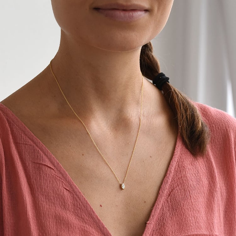 Náhrdelník s diamantem ze zlata 84683