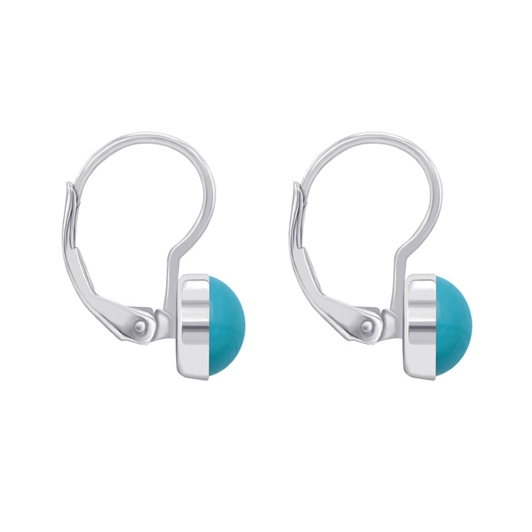 Visací náušnice s tyrkysem 49131