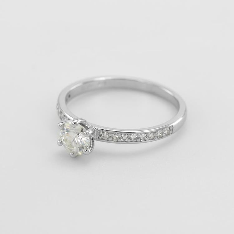 Prsten s moissanitem a diamanty 51252