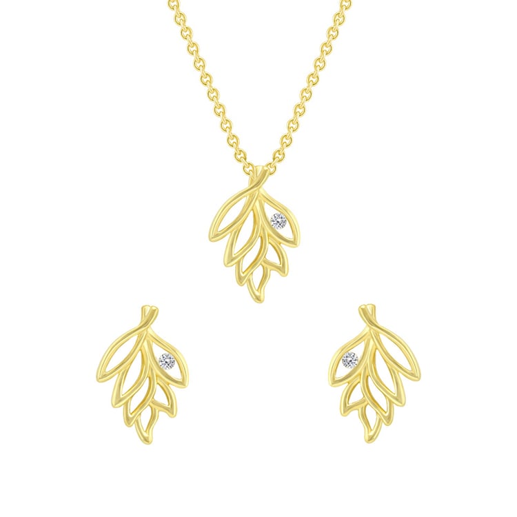 Kolekce stříbrných pozlacených šperků