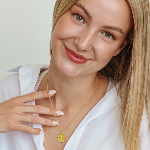 Přívěsek s atypickým povrchem a diamantem Malý princ