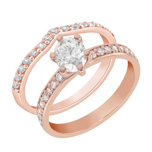 Set prstenů s možností výběru diamantu Marveille