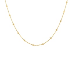 Řetízek s kuličkami 45 cm ze stříbra