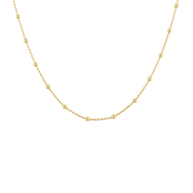 Řetízek s kuličkami 45 cm ze stříbra