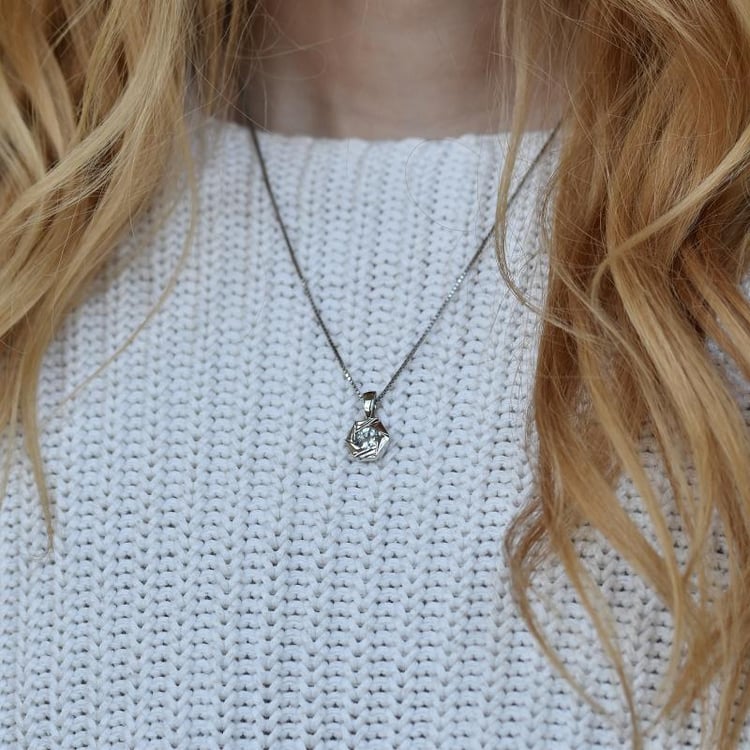 Akvamarínový přívěsek 28584