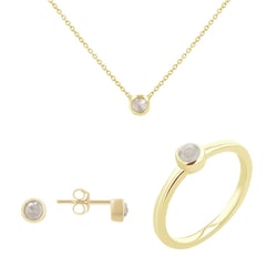 Minimalistická kolekce šperků se salt and pepper diamanty Jana