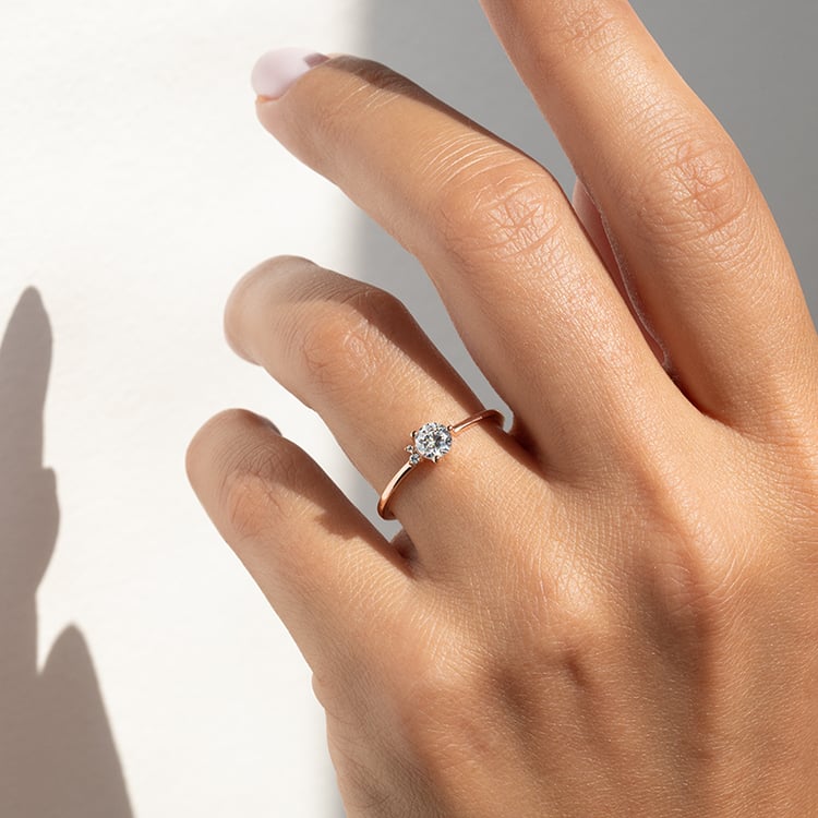 Cluster prsten s diamanty Marine 140596