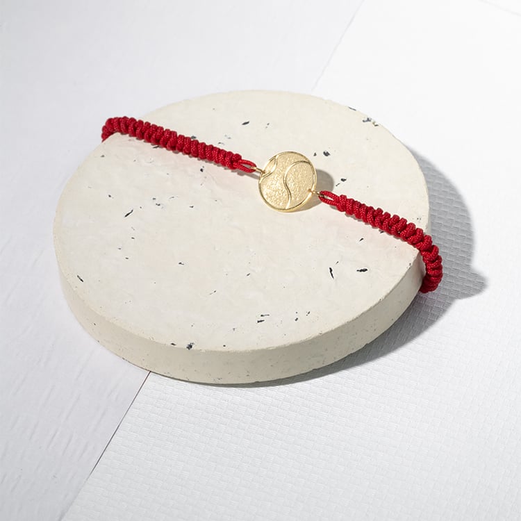 Šňůrkový náramek míč s gravírem dle vaší volby Tennis 124696