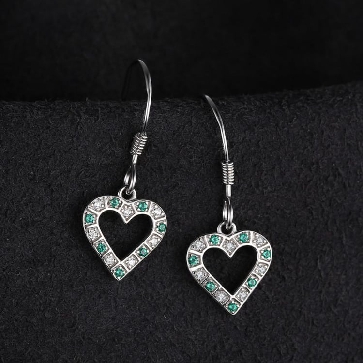 Náušnice se srdíčky 26253