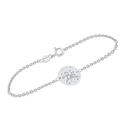 Náramek Malý princ s liškou a gravírem ze stříbra