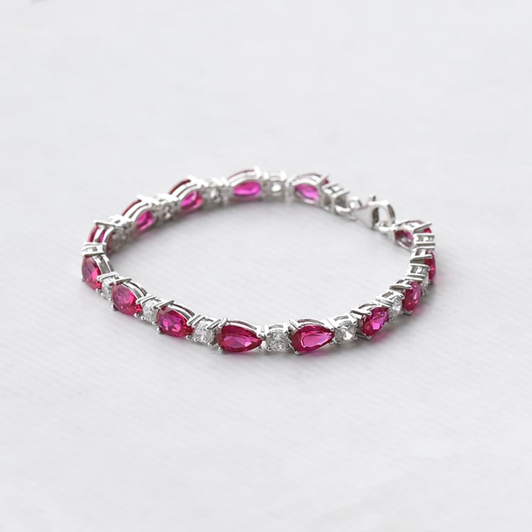 Náramek s rubíny 74117