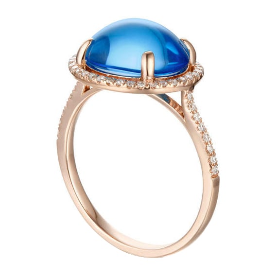 Zásnubní prsten s topasem 60186