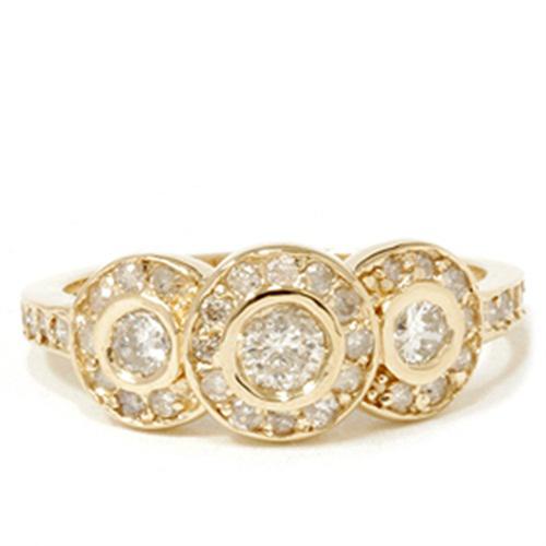 Fancy diamantový prsten ze žlutého zlata Isela