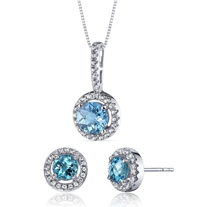 Zlatá topazová kolekce šperků Tamara