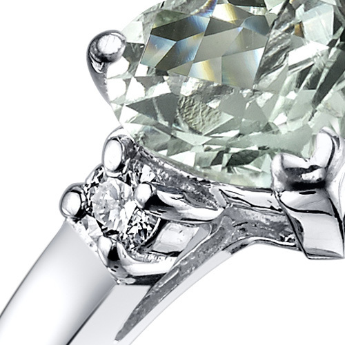 Zlatý prsten s ametystovým srdcem a diamanty 42901