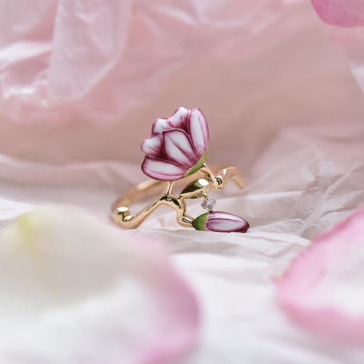 Prsten s diamantem 43357