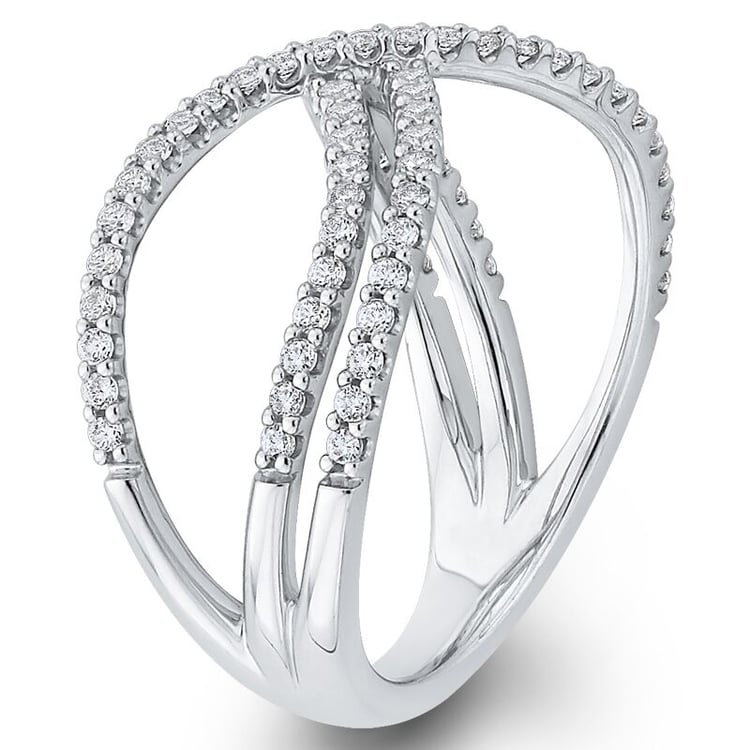 Dvojitý zlatý prsten s diamanty 79308