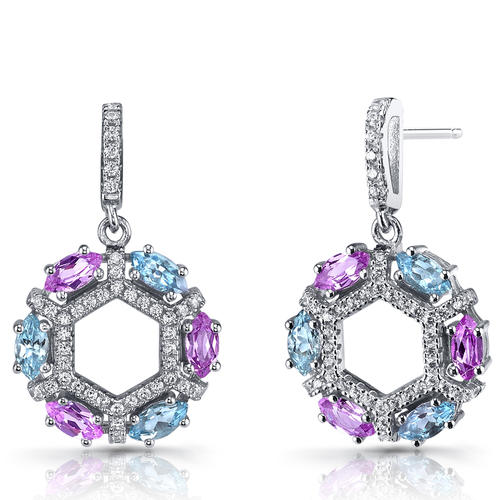 Stříbrné náušnice Tynky