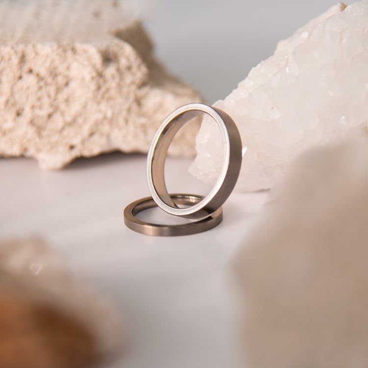 Titanové snubní prsteny Manuel 107547