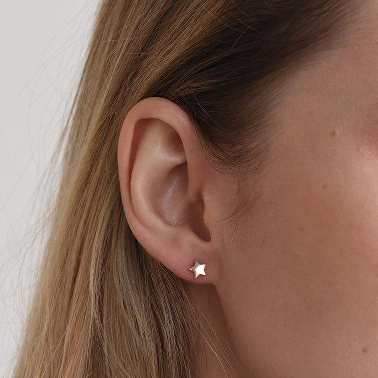 Šroubovací náušnice ve tvaru hvězdiček 74439