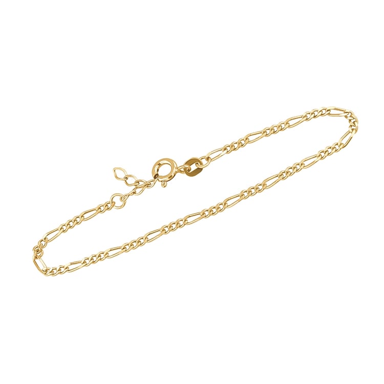 Figaro náramek 21 cm ze stříbra 124334