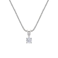 Platinový přívěsek s diamantem Jadell