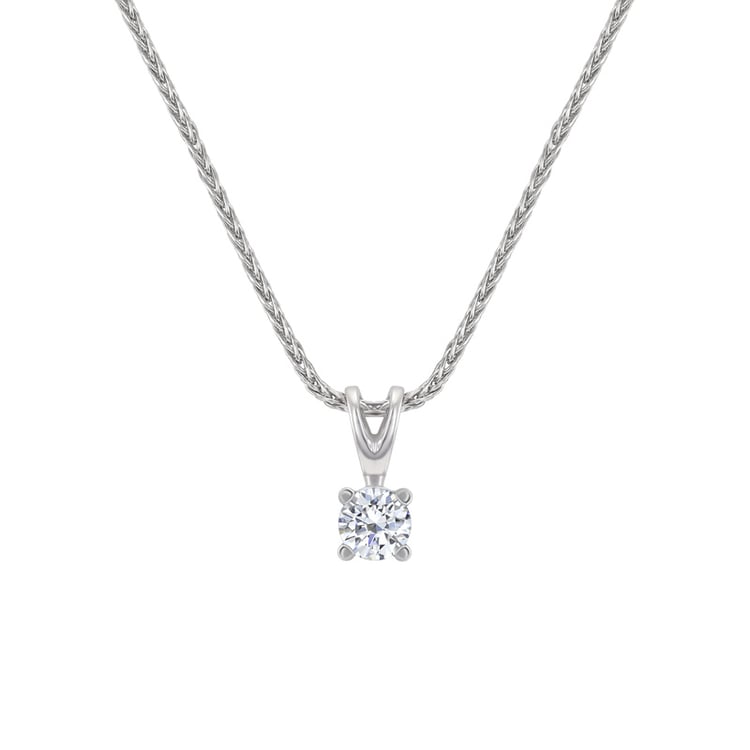 Diamantový náhrdelník z platiny