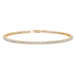 Zlatý tenisový náramek s lab-grown diamanty Shimayra