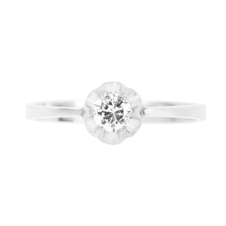 Zásnubní prsten s round diamantem 251