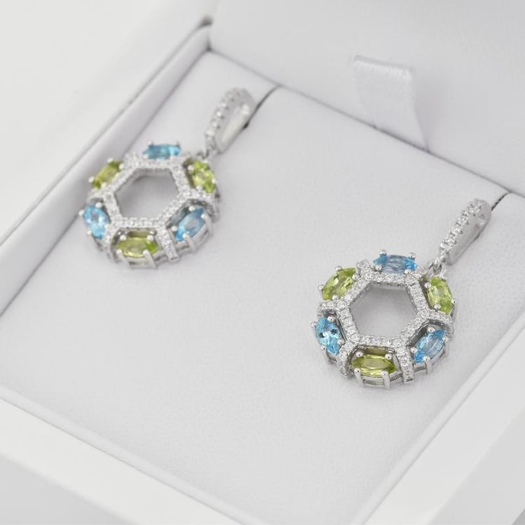 Náušnice ze stříbra 27129