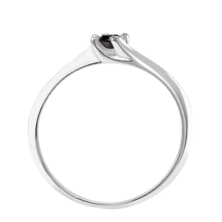 Zásnubní prsten z bílého zlata 70331